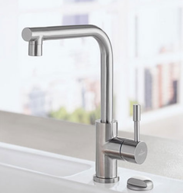 Villeroy &amp; Boch fitting Modern Steel, solid polished stainless steel, 966801LE