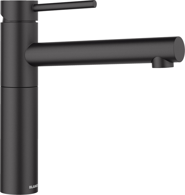 Blanco Alta II Silgranit-Look high-pressure fixed spout, silgranit black, 527530