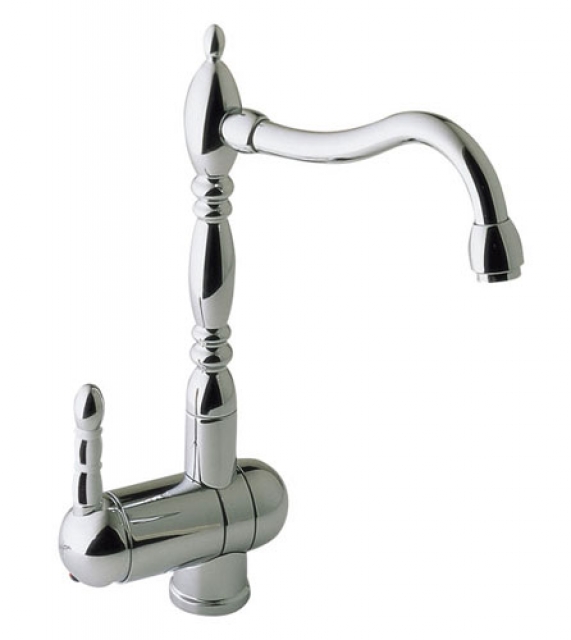 Systemceram KeraDomo RETRO single lever mixer, high pressure, chrome