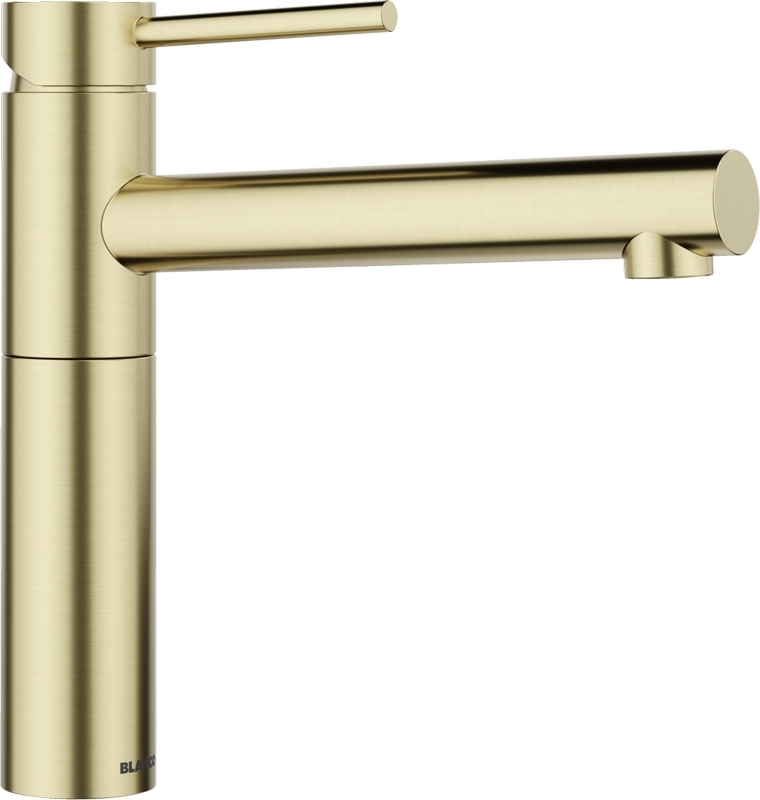 Blanco Alta II high pressure fixed spout, PVD satin gold, 527539