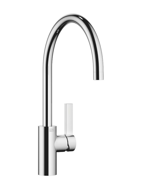 Dornbracht Tara Ultra single lever mixer with fixed spout, high pressure, chrome, 33816875-00