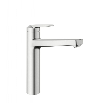 KWC Domo E1, ühe hoova segisti roostevaba teras, kõrgsurve, 5022130