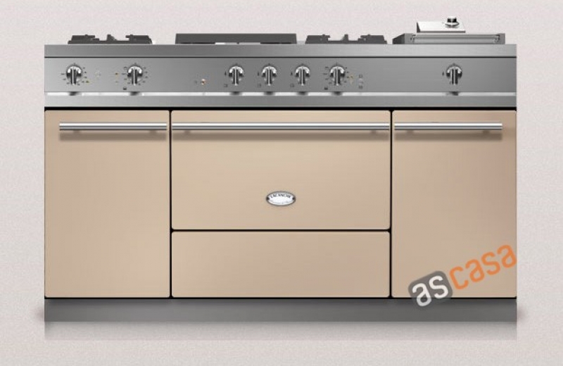 Lacanche Fontenay Modern, cooking station, 150.5 cm, color almond cream, with 5 year guarantee!