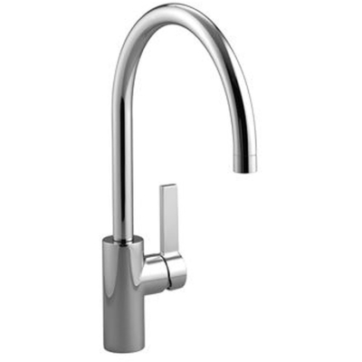 Dornbracht Tara Ultra single lever mixer with handle lever on the right, high pressure, chrome, 33826875-00