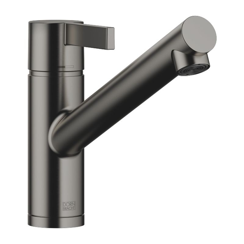 Dornbracht Eno single lever mixer, high pressure, brushed dark platinum, 33800760-99