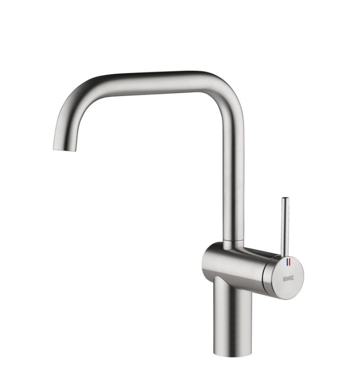 KWC Livello 1E, single lever mixer stainless steel, high pressure, 5022174