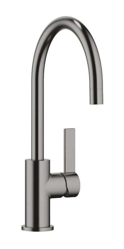 Dornbracht Tara Ultra single lever mixer, bar tap, high pressure, dark platinum brushed, 33805875-99