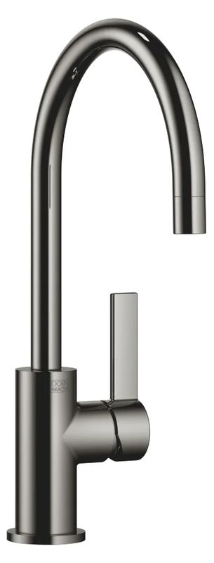 Dornbracht Tara Ultra single lever mixer, bar tap, high pressure, dark chrome, 33805875-19