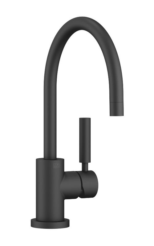 Dornbracht Tara Classic single lever mixer, high pressure, matt black, 33800888-33