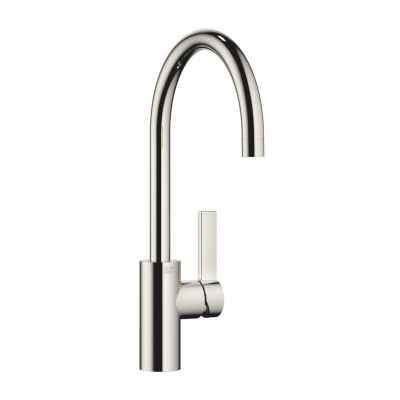 Dornbracht Tara Ultra single lever mixer with fixed spout, high pressure, platinum, 33800875-08