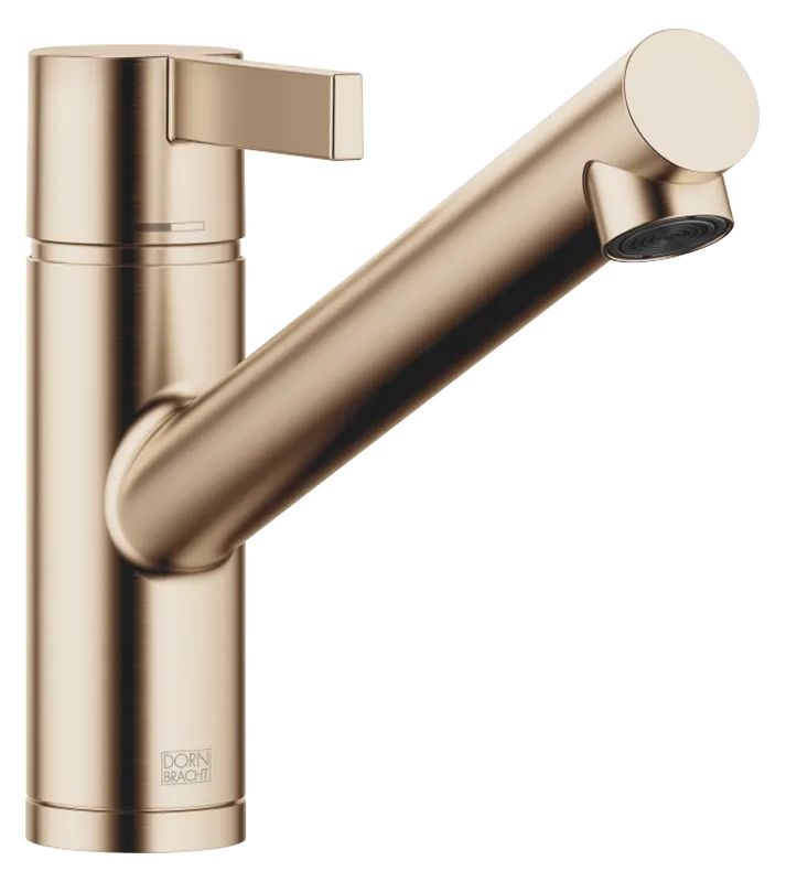 Dornbracht Eno single lever mixer, high pressure, brushed champagne (22kt gold), 33800760-46