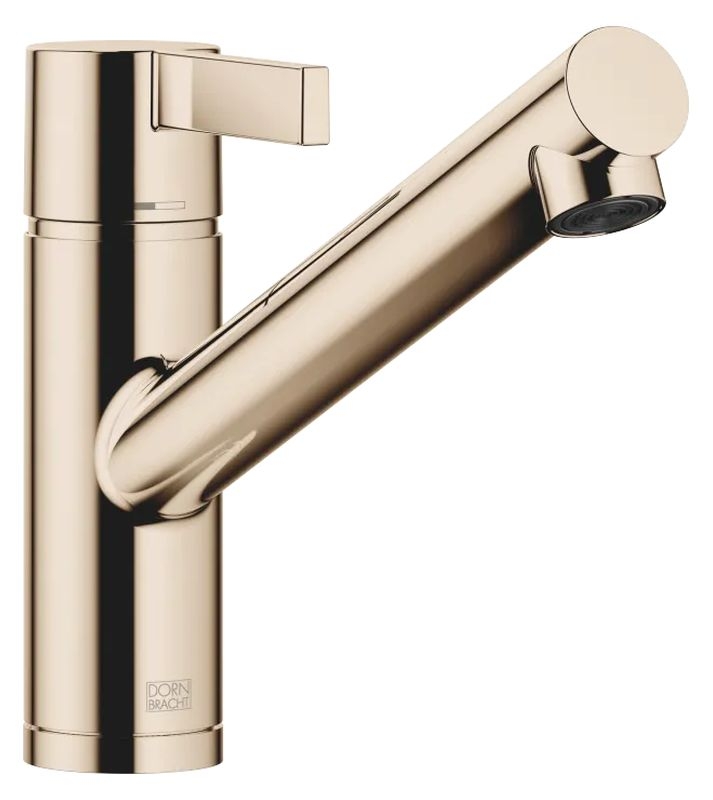 Dornbracht Eno single lever mixer, high pressure, champagne (22kt gold), 33800760-47