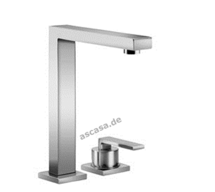 Single piece Dornbracht Lot single lever mixer Bar Tap, two-hole mixer with individual rosettes, high pressure, chrome, 32805680-00