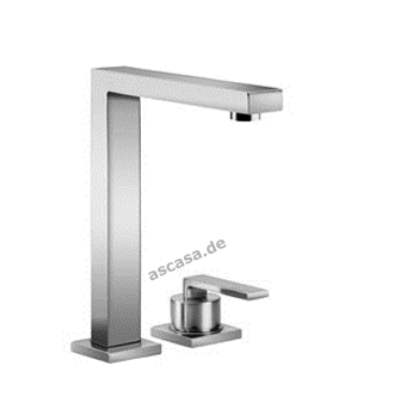 Single piece Dornbracht Lot single lever mixer Bar Tap, two-hole mixer with individual rosettes, high pressure, chrome, 32805680-00