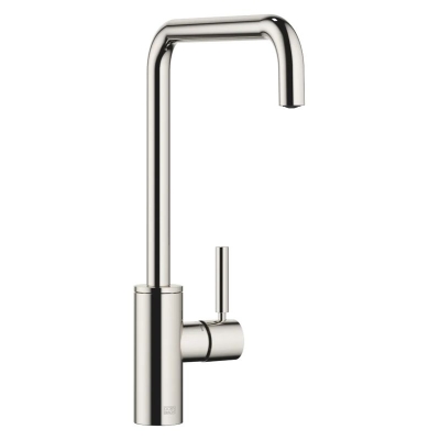Dornbracht META SQUARE single lever mixer, high pressure, platinum, 33815861-08