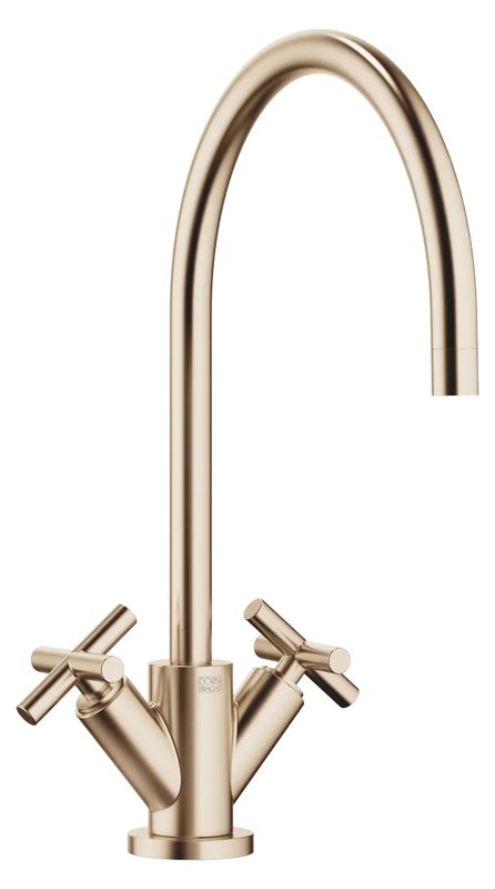 Dornbracht Tara fitting, high pressure, brushed champagne (22kt gold), 22815892-46