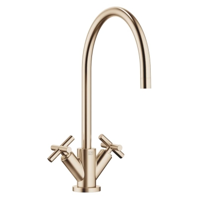 Dornbracht Tara fitting, high pressure, brushed champagne (22kt gold), 22815892-46