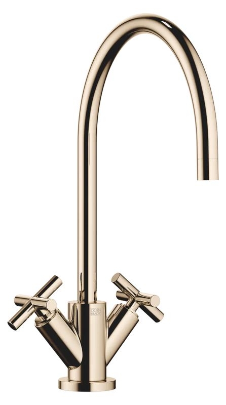 Dornbracht Tara fitting, high pressure, champagne (22kt gold), 22815892-47