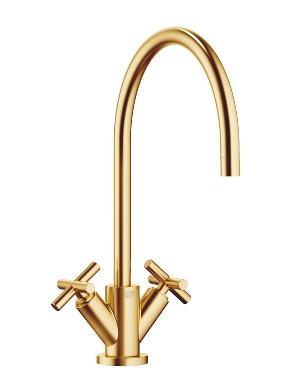 Dornbracht Tara fitting, high pressure, brushed brass, 22815892-28