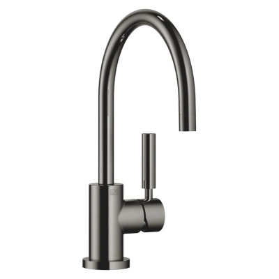 Dornbracht Tara Classic single lever mixer, high pressure, dark chrome, 33800888-19