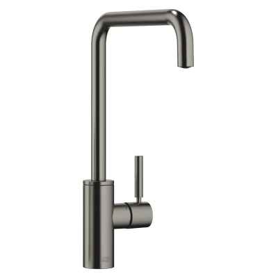 Dornbracht META SQUARE single lever mixer for sink/professional shower, high pressure, dark platinum brushed, 33826861-99
