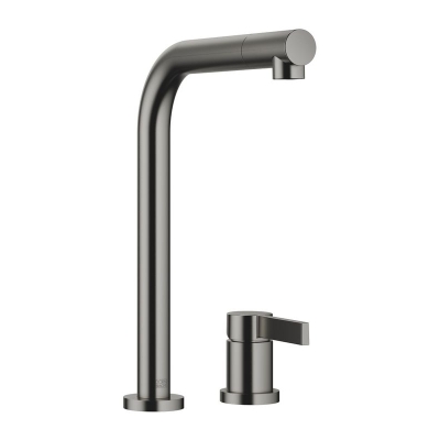 Dornbracht Elio ühe hoova segisti, kahe auguga mikser, kõrgsurve, tume plaatina harjatud, 32800790-99