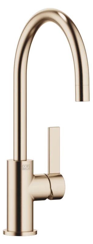 Dornbracht Tara Ultra single lever mixer, bar tap, high pressure, brushed champagne (22kt gold), 33805875-46