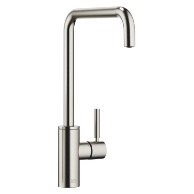 Dornbracht META SQUARE single lever mixer for sink/professional shower, high pressure, brushed platinum, 33826861-06