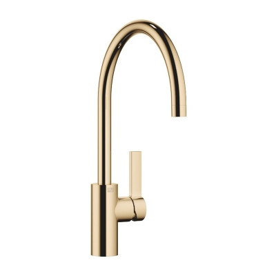 Dornbracht Tara Ultra single lever mixer with fixed spout, high pressure, brass, 33816875-09