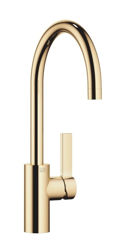 Dornbracht Tara Ultra single lever mixer with fixed spout, high pressure, brass, 33800875-09