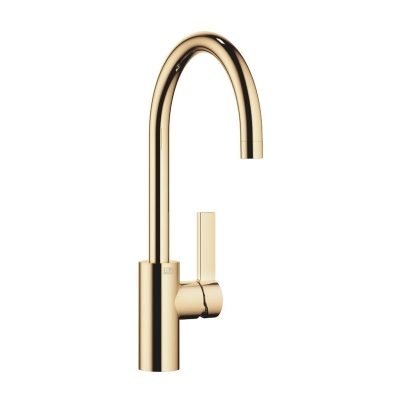 Dornbracht Tara Ultra single lever mixer with fixed spout, high pressure, brass, 33800875-09