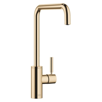 Dornbracht META SQUARE однорычажный смеситель, высокое давление, латунь (золото 23 карата), 33815861-09