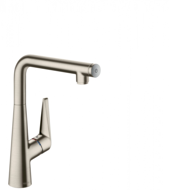 hansgrohe Talis Select S 300, отделка из нержавеющей стали, высокое давление, 5026115