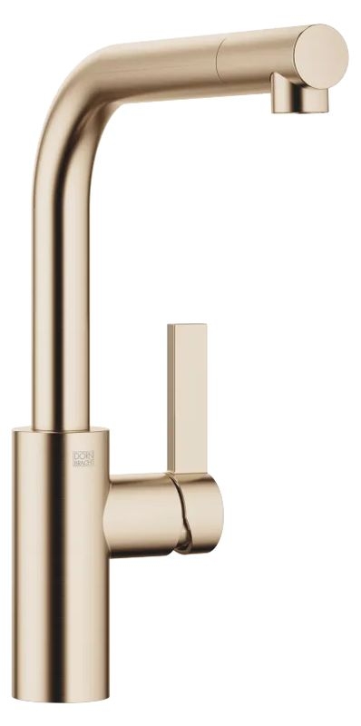 Dornbracht Elio single lever mixer, high pressure, brushed champagne (22kt gold), 33800790-46