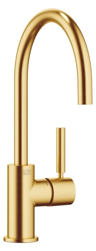 Dornbracht TARA BAR TAP single lever mixer, high pressure, brushed brass (23kt gold), 33805888-28