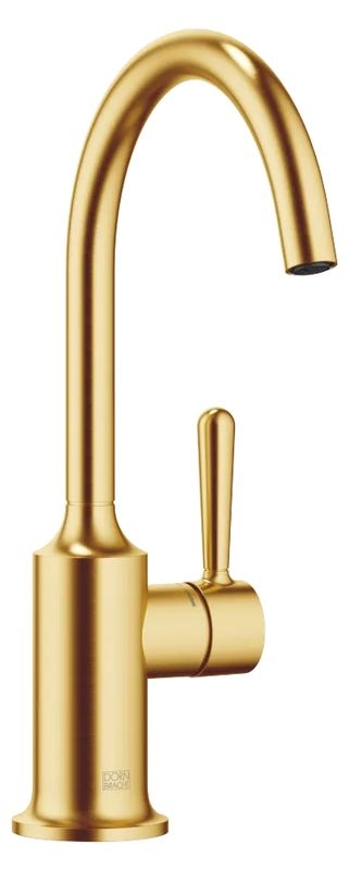 Dornbracht VAIA BAR TAP single lever mixer, high pressure, brushed brass (23kt gold), 33805809-28