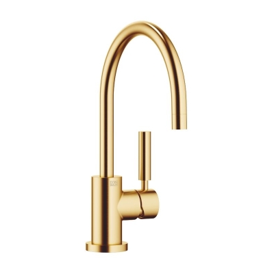 Dornbracht Tara Classic single lever mixer, high pressure, brushed brass, 33800888-28