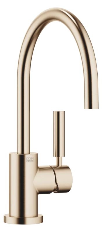 Dornbracht Tara Classic single lever mixer, high pressure, brushed champagne (22kt gold), 33800888-46