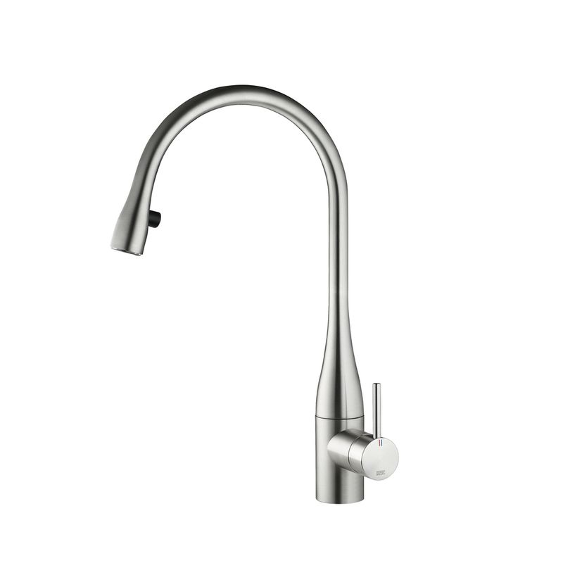 KWC Eve 3, single lever mixer stainless steel, high pressure, 5022164