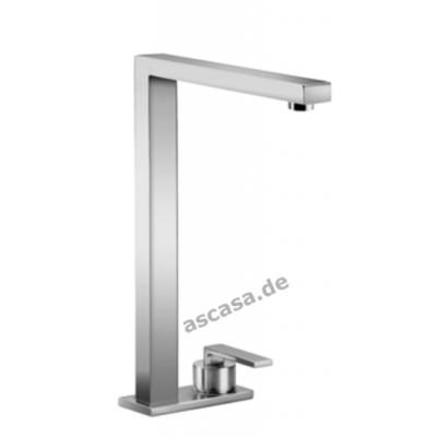 Смеситель Dornbracht Lot однорычажный, смеситель на два отверстия с крышкой, высокое давление, хром, 32843680-00