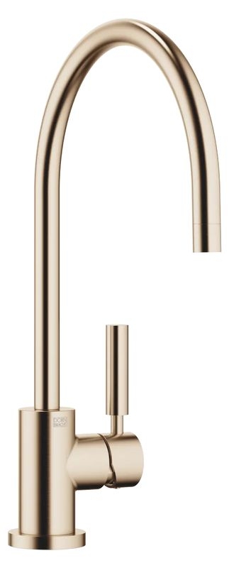 Dornbracht Tara Classic single lever mixer, high pressure, brushed champagne (22kt gold), 33815888-46