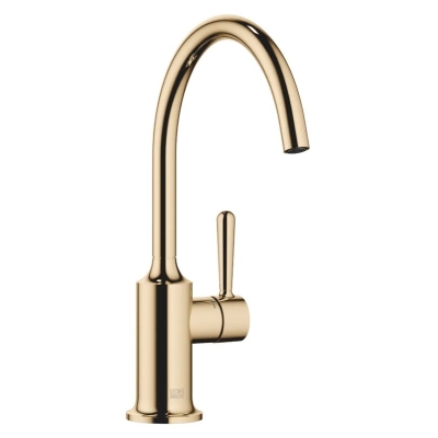 Dornbracht VAIA single lever mixer, high pressure, brass (23kt gold), 33800809-09