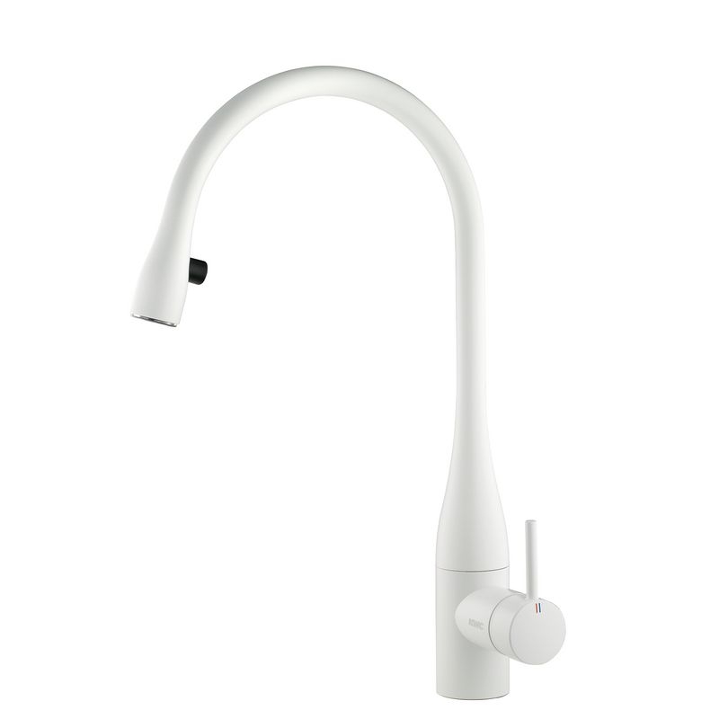 KWC Eve 4, single lever mixer tap white matt, high pressure, 5022172