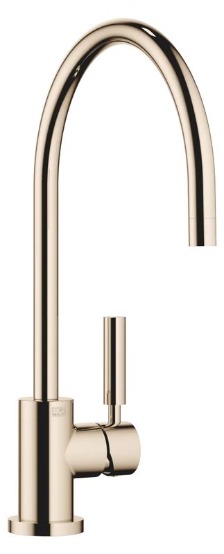 Dornbracht Tara Classic single lever mixer, high pressure, champagne (22kt gold), 33826888-47