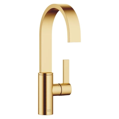 Dornbracht MEM BAR TAP single lever mixer, high pressure, brushed brass (23kt gold), 33805682-28