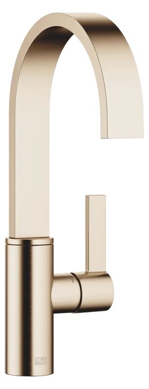 Dornbracht MEM BAR TAP single lever mixer, high pressure, brushed champagne (23kt gold), 33805682-46