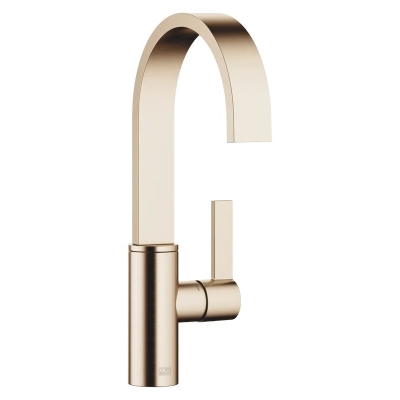 Dornbracht MEM BAR TAP single lever mixer, high pressure, brushed champagne (23kt gold), 33805682-46