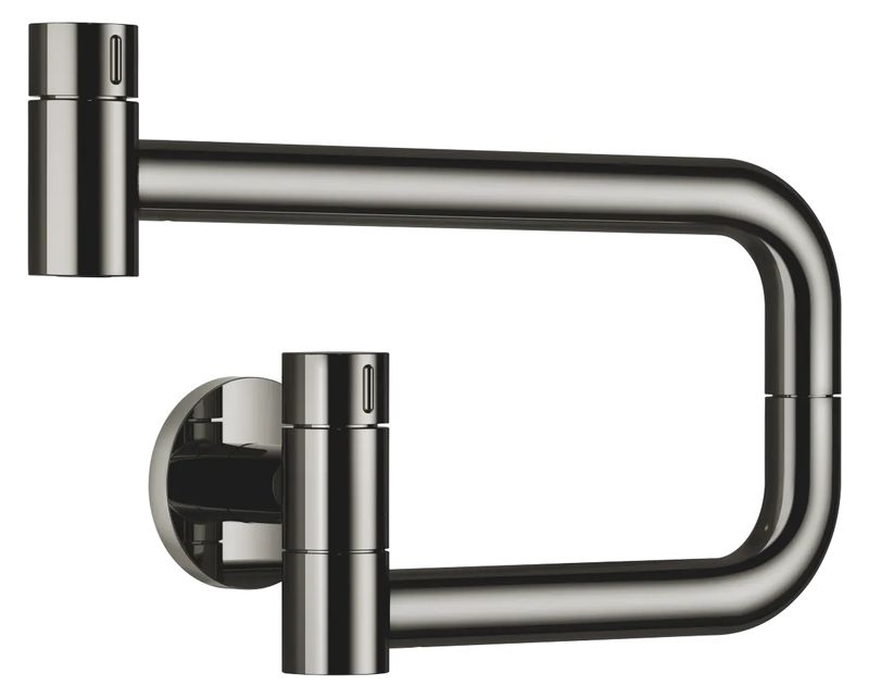 Клапан холодной воды Dornbracht Tara Ultra POT FILLER, высокое давление, темный хром, 30805875-19