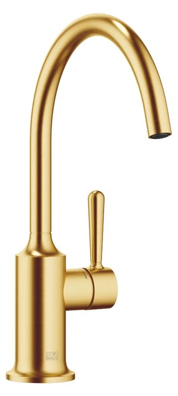 Dornbracht VAIA single lever mixer for sink/professional shower, high pressure, brushed brass, 33810809-28