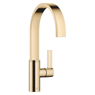 Dornbracht MEM single lever mixer, high pressure, brass (23kt gold), 33800682-09